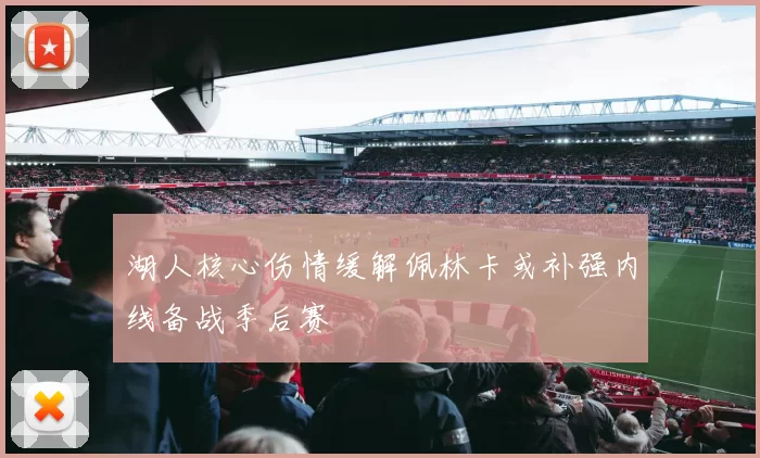 湖人核心伤情缓解佩林卡或补强内线备战季后赛